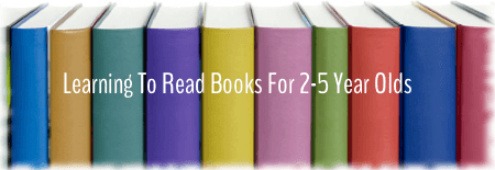Learning to Read Books for 2-5 Year Olds